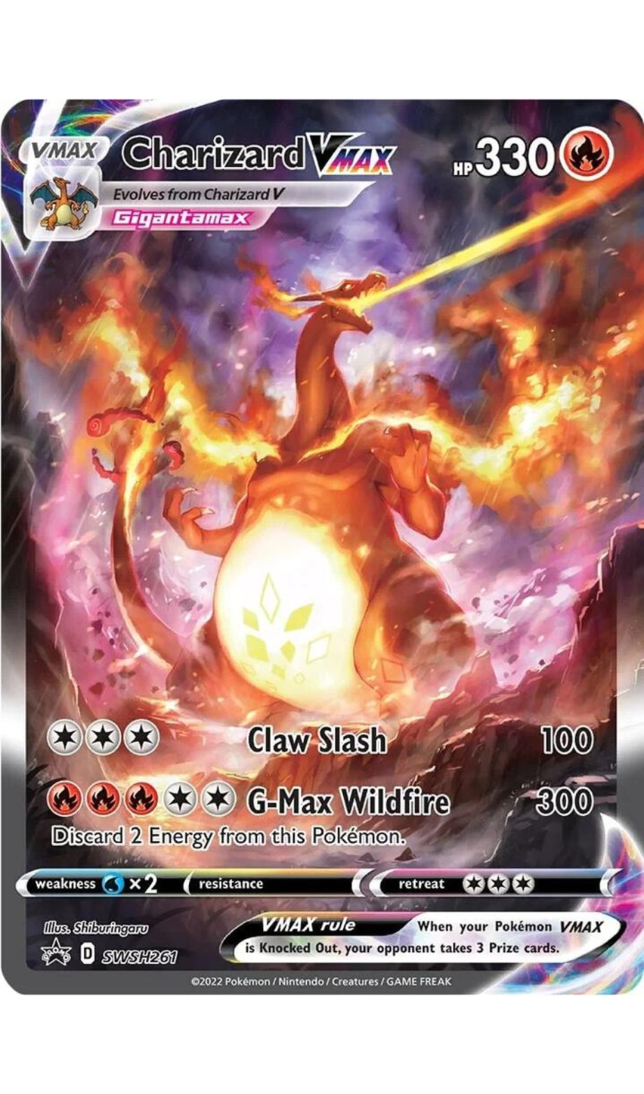 CHARIZARD VMAX SWSH261 CHARIZARD ULTRA PREMIUM COLLECTION PROMO