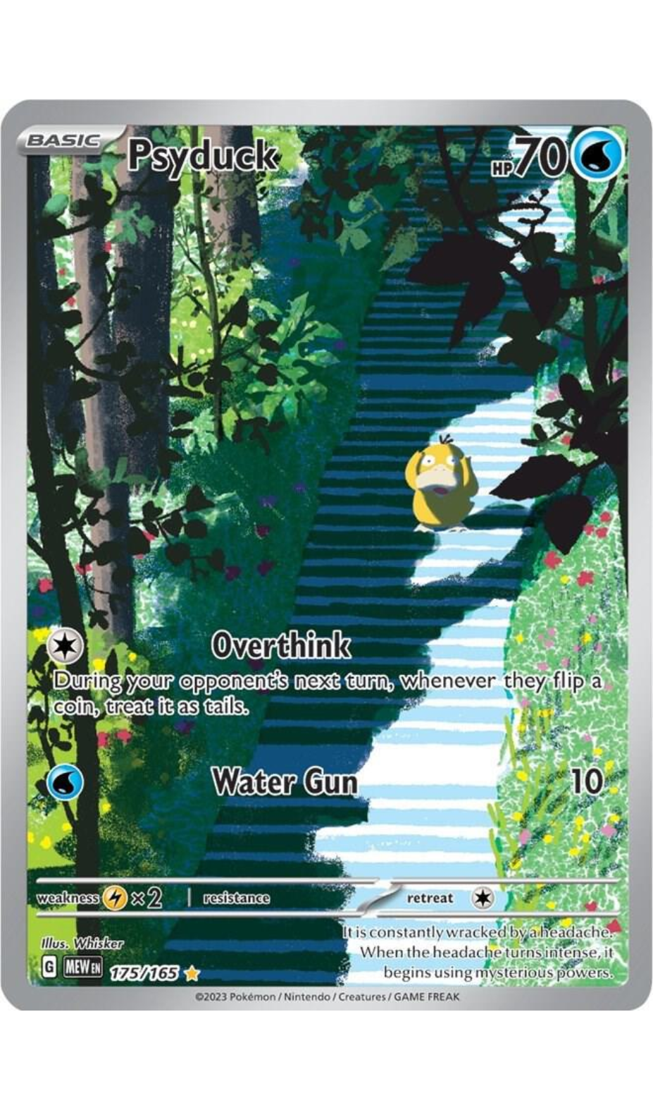 PSYDUCK 175/165 SCARLET & VIOLET 151 ILLUSTRATION RARE