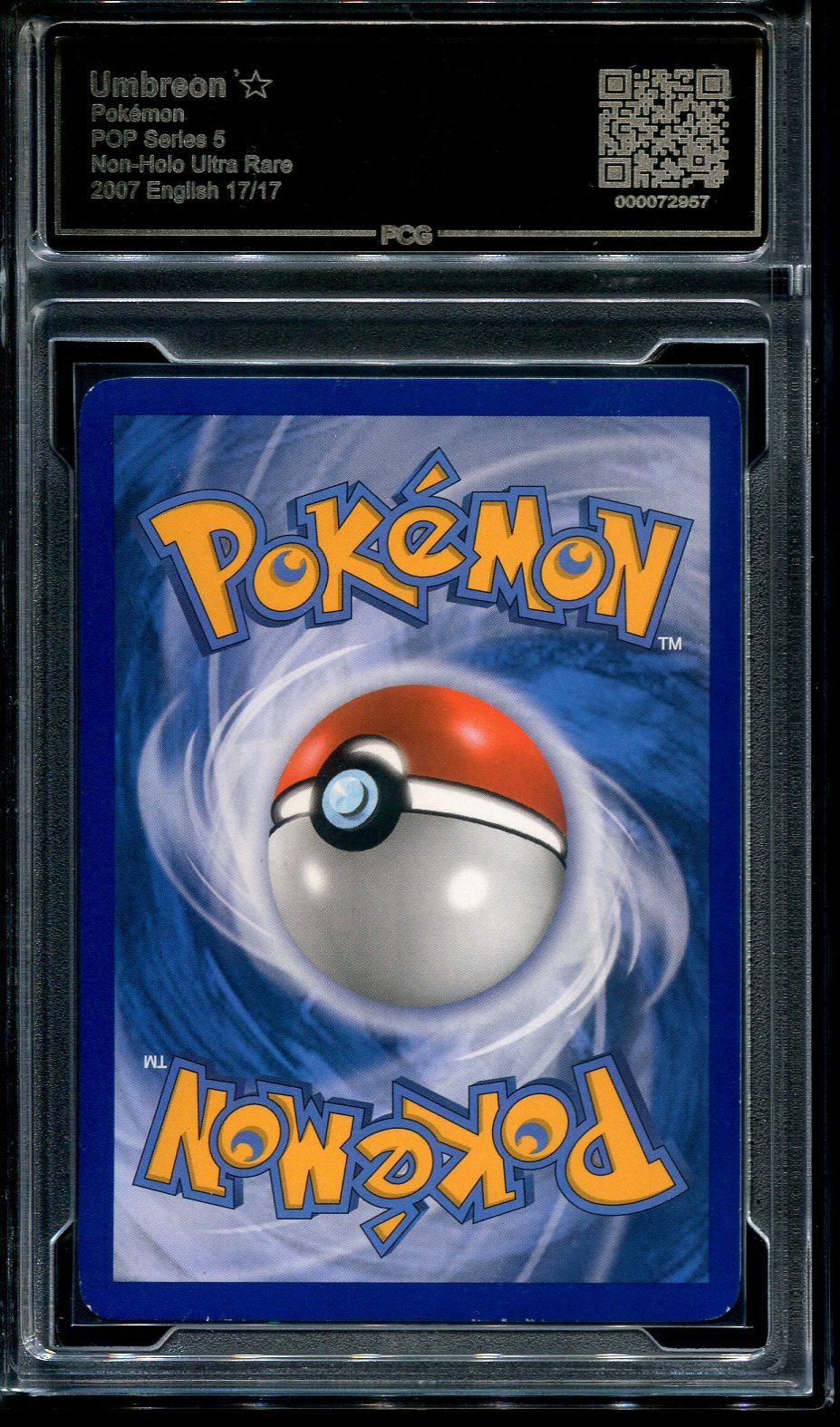 UMBREON GOLD STAR 17/17 PCG 9 POKEMON POP SERIES 5