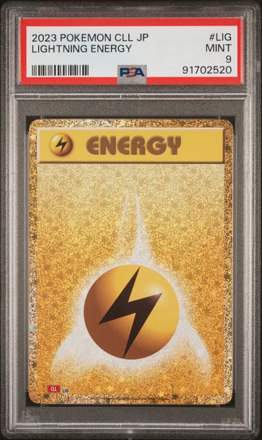 LIGHTNING ENERGY LIG PSA 9 POKEMON CLASSIC COLLECTION HOLO