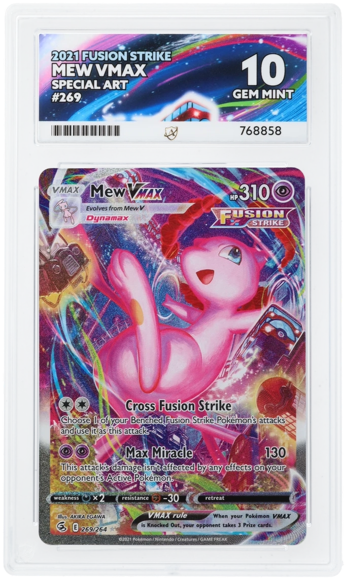 MEW VMAX 269/264 ACE 10 POKEMON FUSION STRIKE ALTERNATE ART