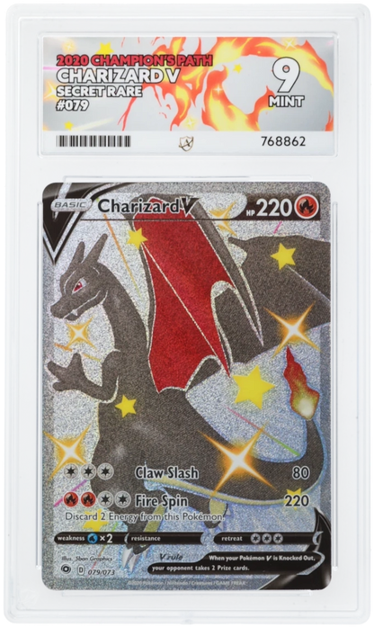 CHARIZARD V 079/073 ACE 9 POKEMON CHAMPIONS PATH SECRET RARE