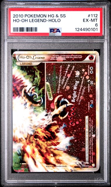 HO-OH LEGEND 112/123 PSA 6 POKEMON HG & SS LEGEND HOLO