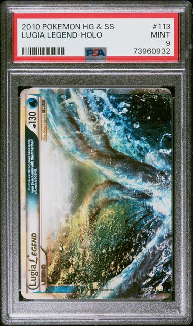 LUGIA LEGEND 113/123 PSA 9 POKEMON HG&SS LEGEND