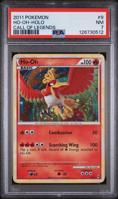 HO-OH 9/95 PSA 7 POKEMON CALL OF LEGENDS HOLO RARE