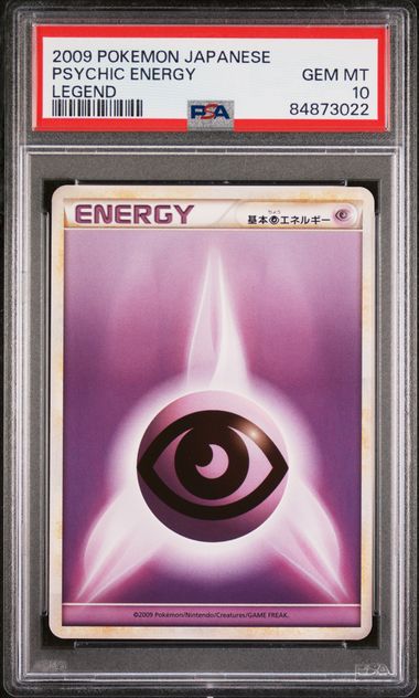 PSYCHIC ENERGY PSA 10 POKEMON JAPANESE LEGEND ENERGY (POP 1)