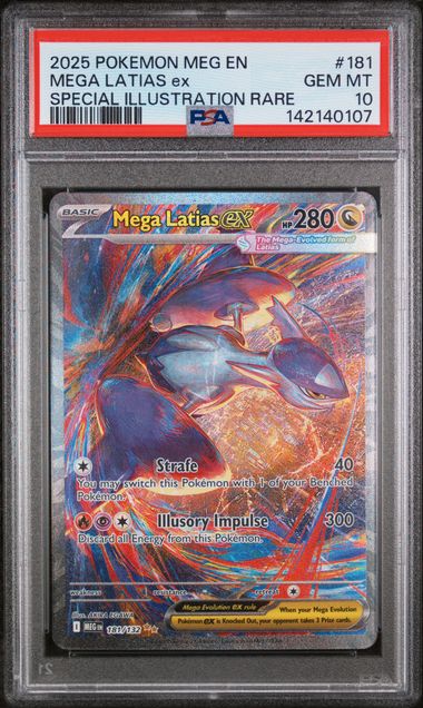 MEGA LATIAS EX 181/132 PSA 10 POKEMON MEGA EVOLUTION SPECIAL ILLUSTRATION RARE