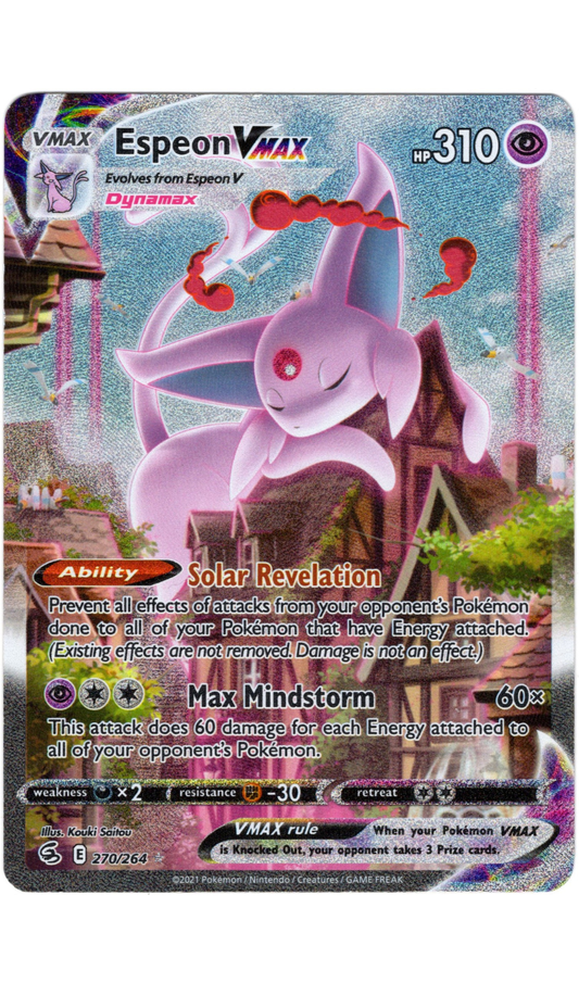 ESPEON VMAX 270/264 POKEMON FUSION STRIKE ALTERNATE ART - LP