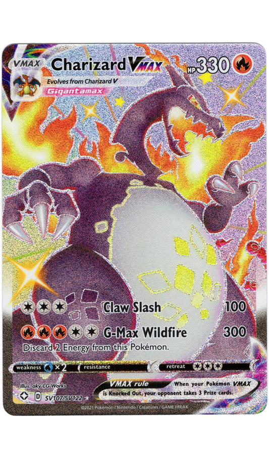 CHARIZARD VMAX SV107/SV122 POKEMON SHINING FATES SHINY VAULT
