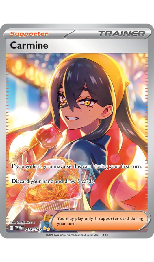 CARMINE 217/167 TWILIGHT MASQUERADE SPECIAL ILLUSTRATION RARE