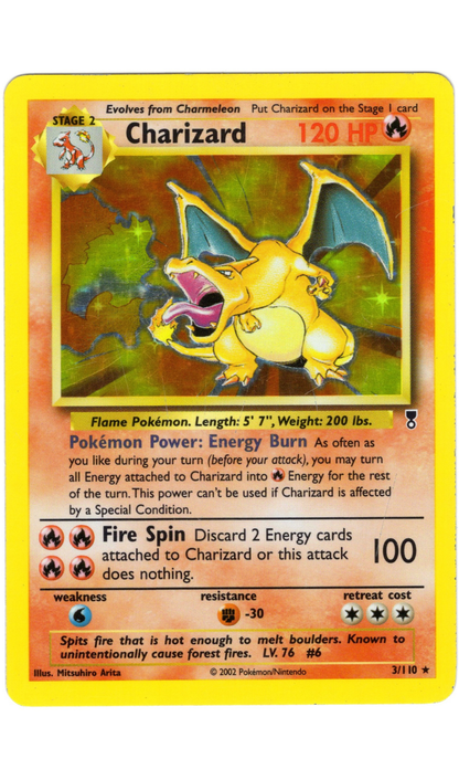CHARIZARD 3/110 POKEMON LEGENDARY COLLECTION HOLO RARE - LP