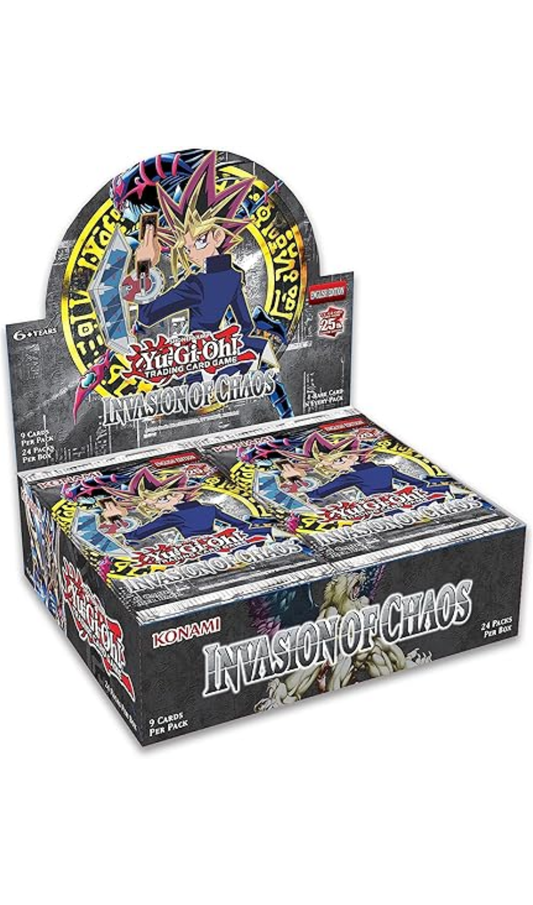 YU-GI-OH! INVASION OF CHAOS BOOSTER BOX - 25TH ANNIVERSARY