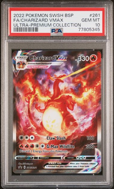 CHARIZARD VMAX SWSH261 PSA 10 POKEMON ULTRA PREMIUM COLLECTION PROMO