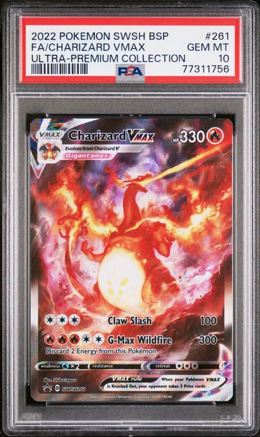 CHARIZARD VMAX SWSH261 PSA 10 POKEMON ULTRA PREMIUM COLLECTION PROMO