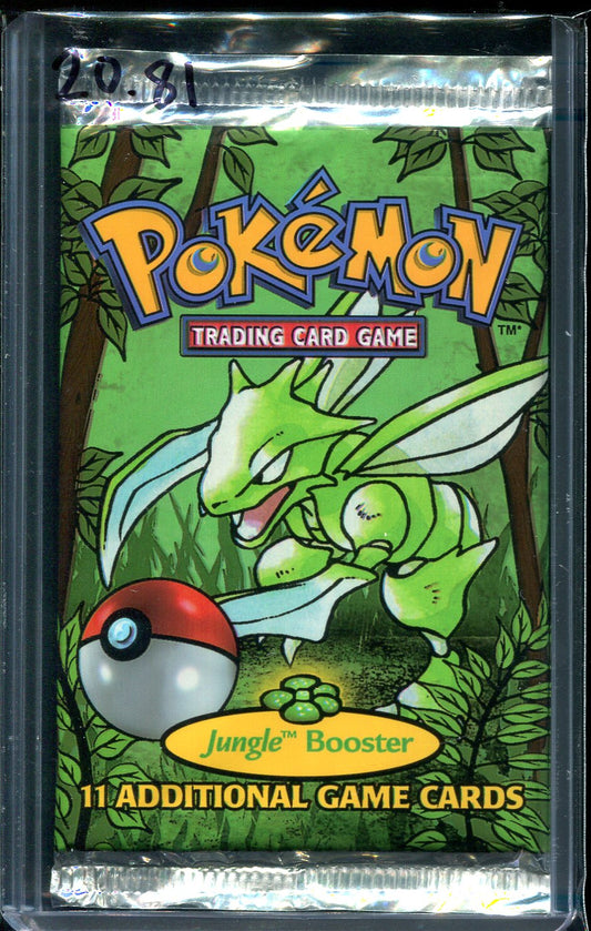 POKEMON JUNGLE UNLIMITED BOOSTER PACK (SCYTHER ART)