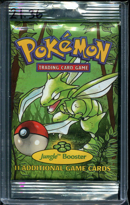 POKEMON JUNGLE UNLIMITED BOOSTER PACK LONG CRIMP (SCYTHER ART)