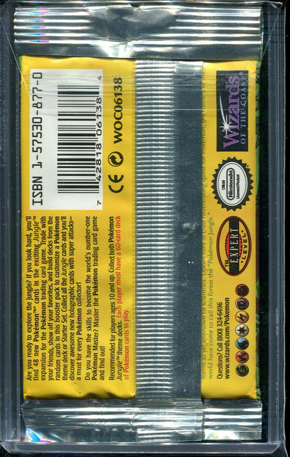 POKEMON JUNGLE UNLIMITED BOOSTER PACK LONG CRIMP (SCYTHER ART)