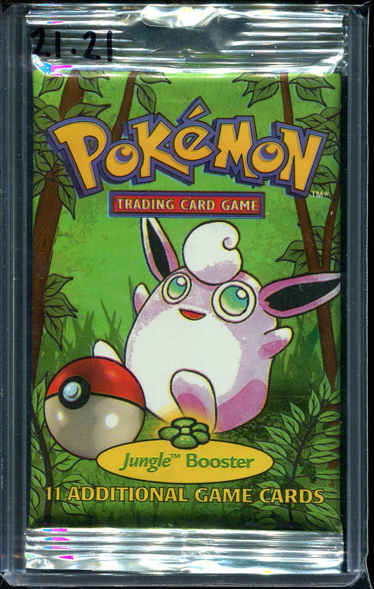 POKEMON JUNGLE UNLIMITED BOOSTER PACK LONG CRIMP (WIGGLYTUFF ART)