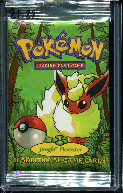 POKEMON JUNGLE UNLIMITED BOOSTER PACK LONG CRIMP (FLAREON ART)